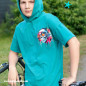 Preview: Bügelbild Neon Totenkopf